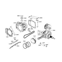 Cylinder - Kamkedja - Vevparti - Kolv